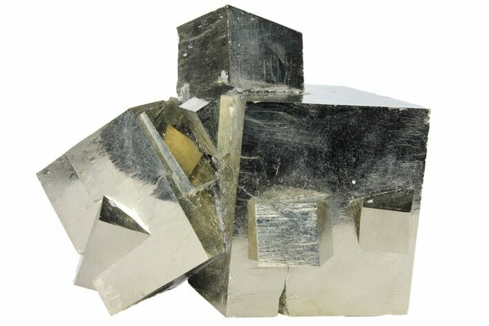 Natural Pyrite Cube Cluster From Spain #97891